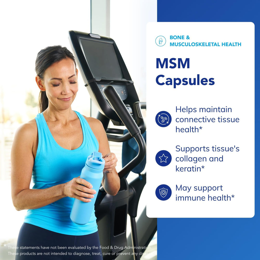 Pure Encapsulations MSM capsules packshot emphasizes value and quality.