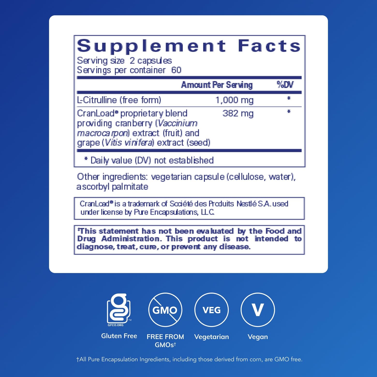 Nitric Oxide Ultra capsules close-up highlighting L-Citrulline