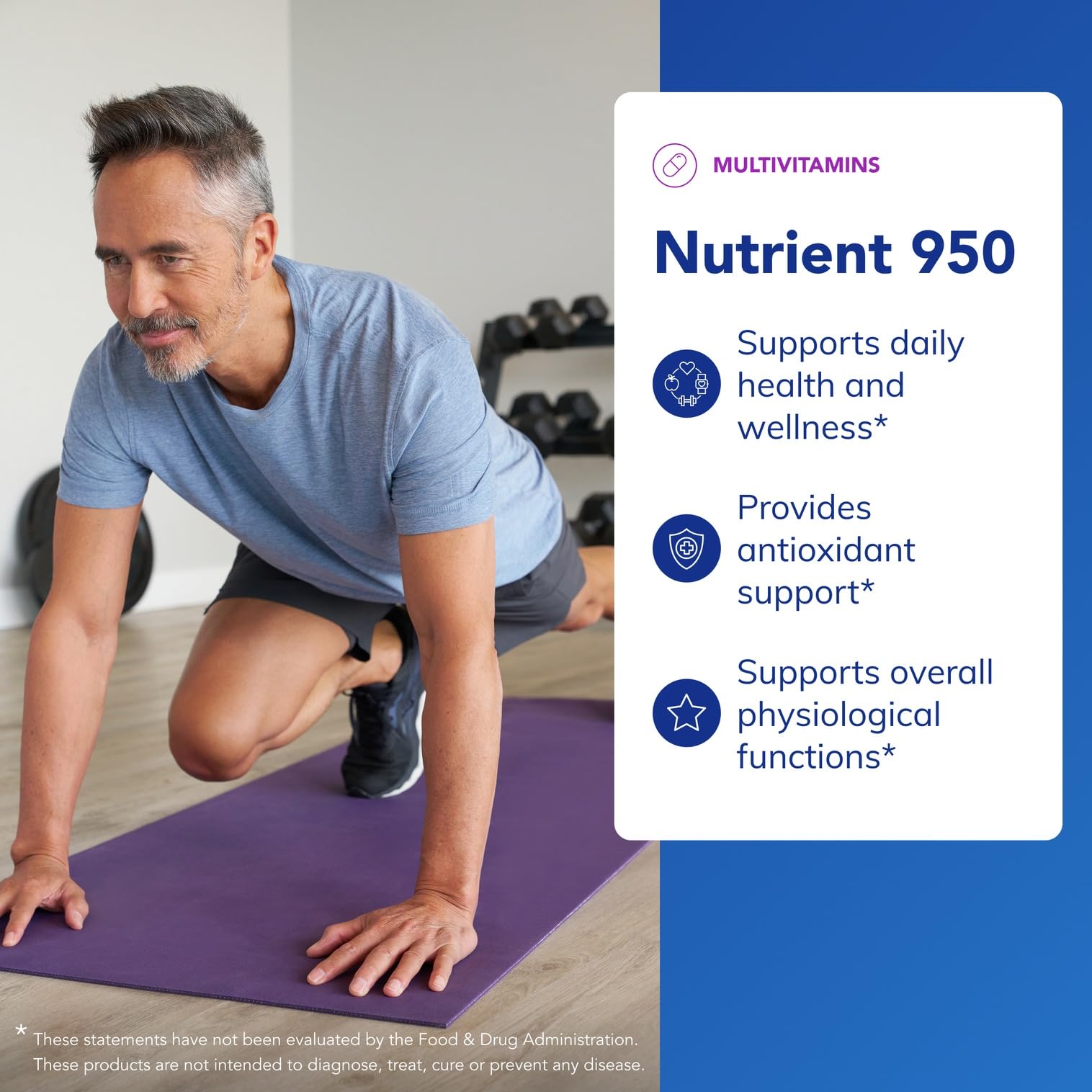 Nutrient 950 capsules for broad physiological support