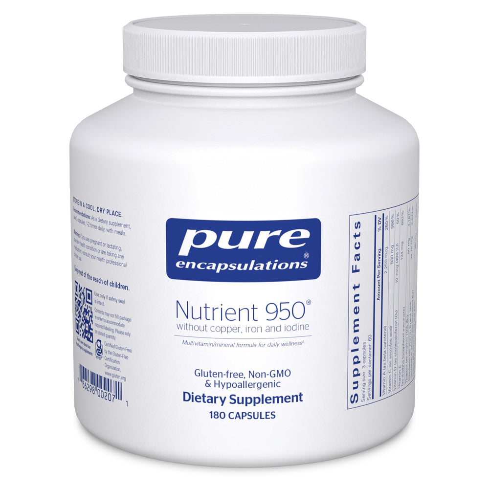 Pure Encapsulations Nutrient 950 capsules for daily antioxidant support
