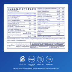 O.N.E. multivitamin capsules with CoQ10 highlighting antioxidant support
