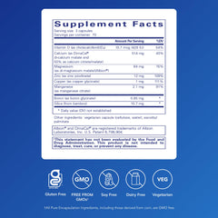OsteoBalance capsules closeup for daily calcium and mineral support