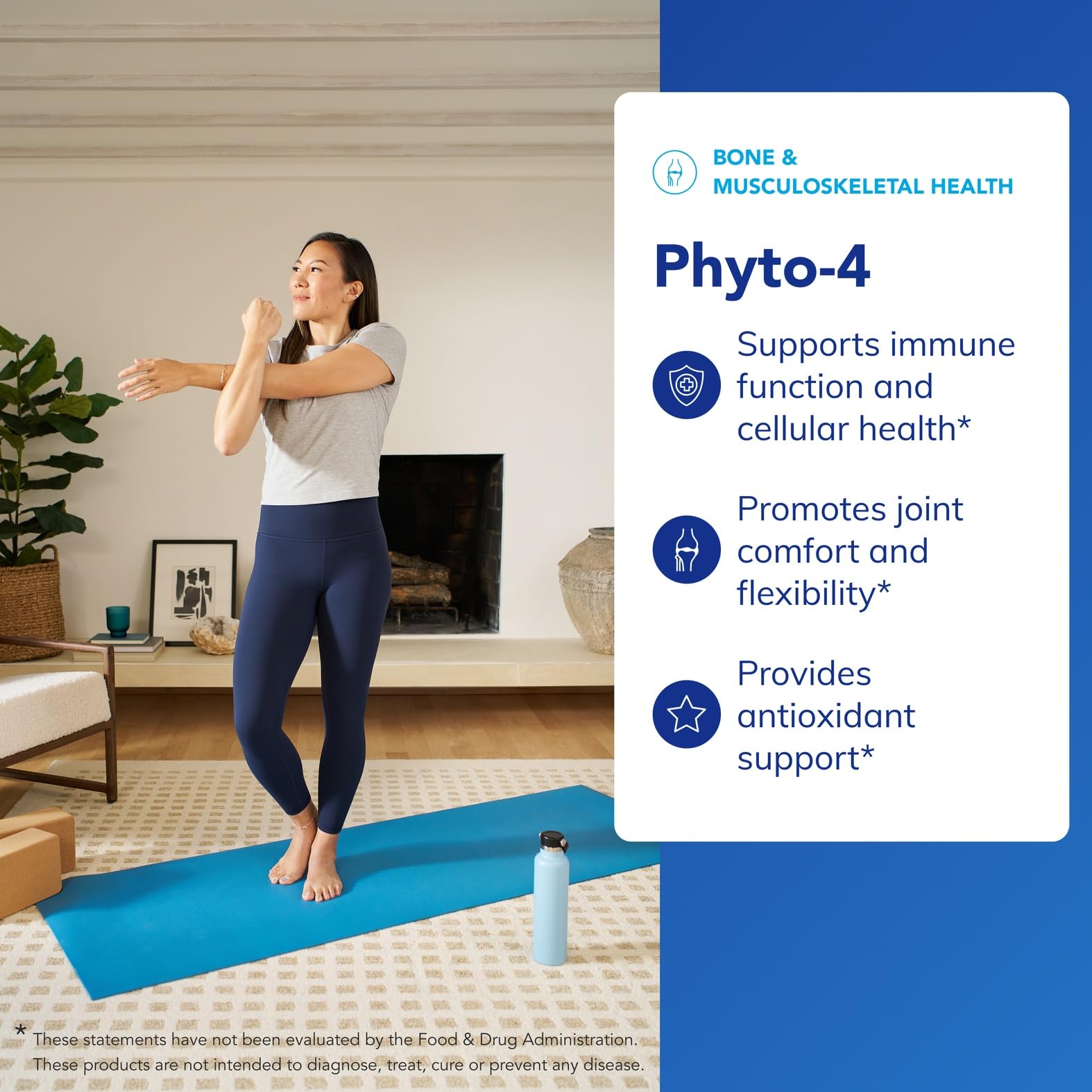Phyto-4 label detail highlights allergen-free formulation.