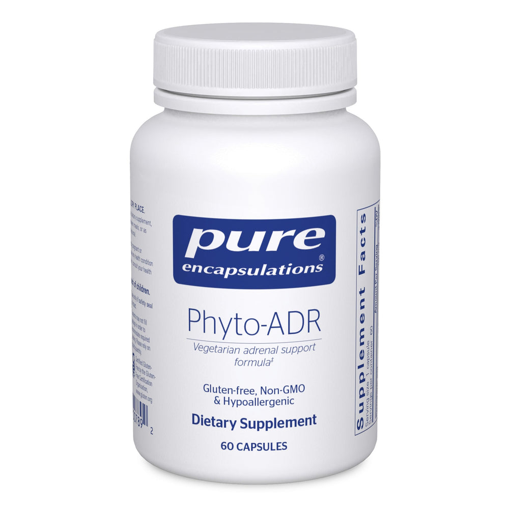 Pure Encapsulations Phyto-ADR bottle front view for easy daily use.