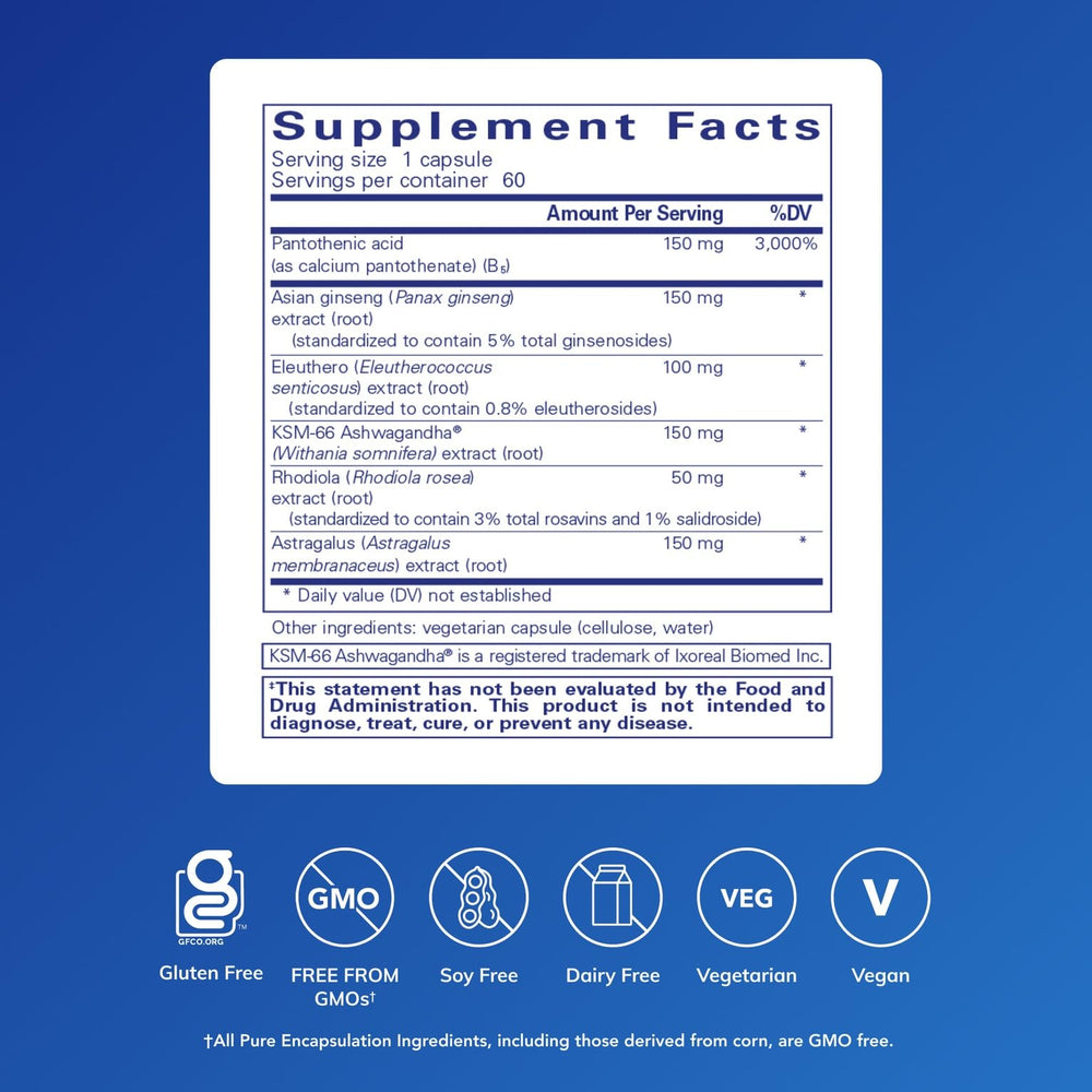 Phyto-ADR capsules shown close-up for convenient daily support.