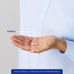 Poly-Prebiotic cranberry extract visual highlights natural ingredients.