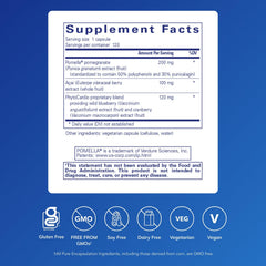 Pure Encapsulations Pomegranate Plus capsules for daily antioxidant intake