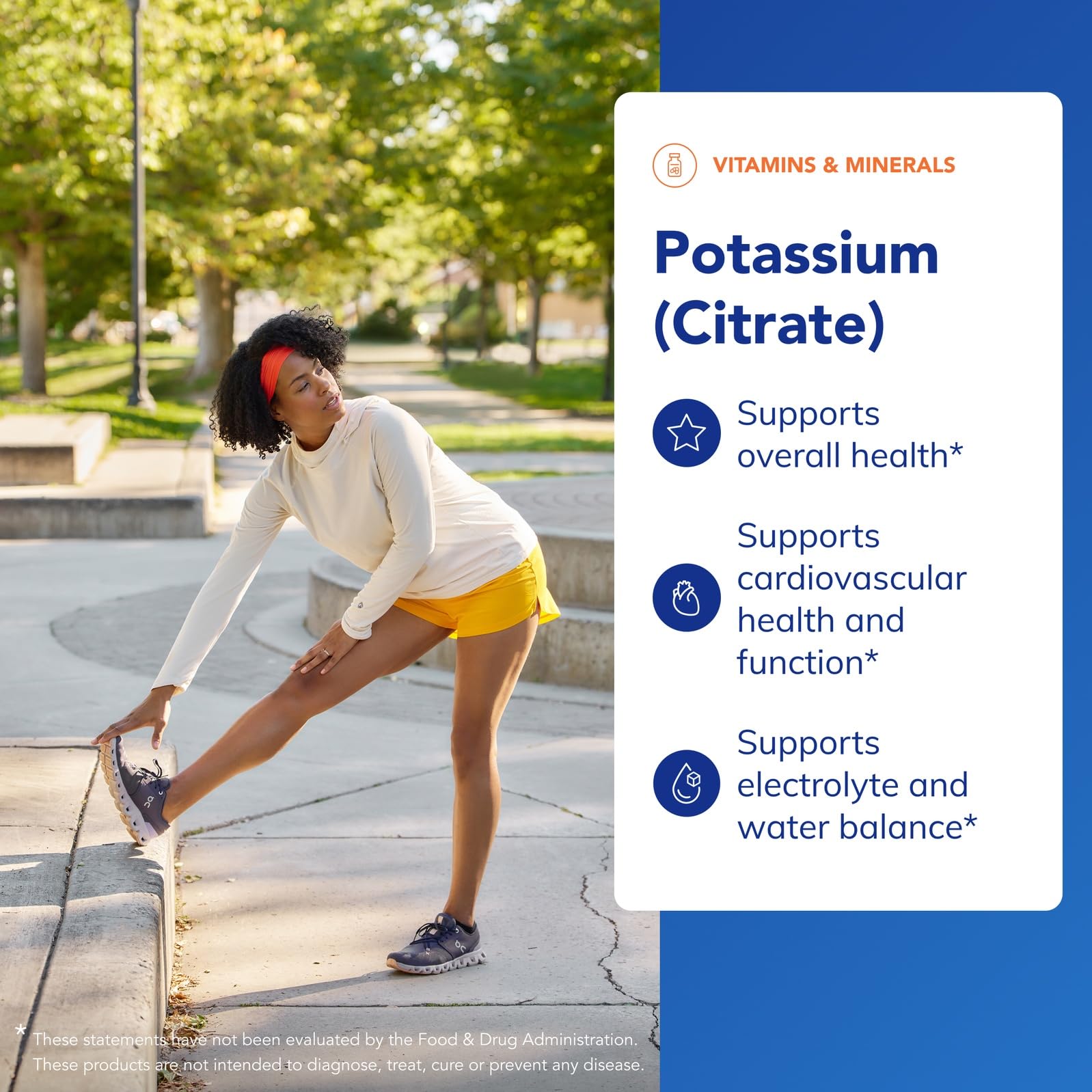 Pure Encapsulations Potassium Citrate label detail highlights allergen-free formulation.