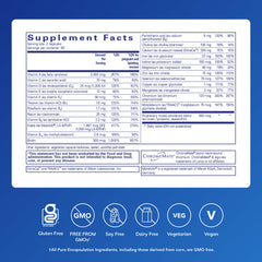Pure Encapsulations Prenatal Nutrients capsules close-up showing easy-to-swallow form.