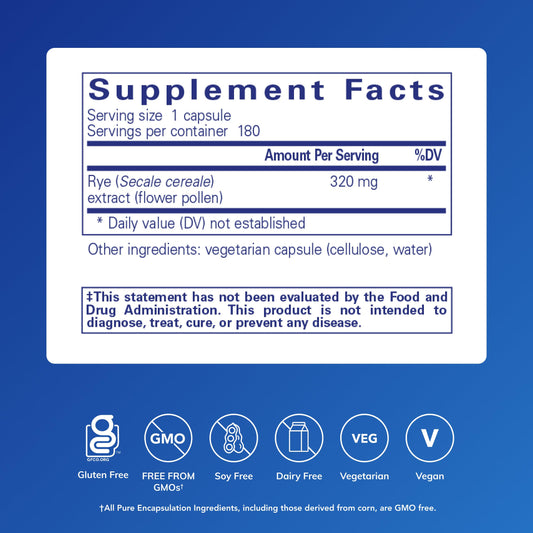 Pure Encapsulations ProstaFlo capsules close-up for convenient daily use.