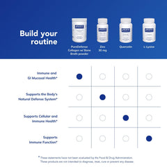 Pure Encapsulations PureDefense collagen powder with bone broth and nutrients