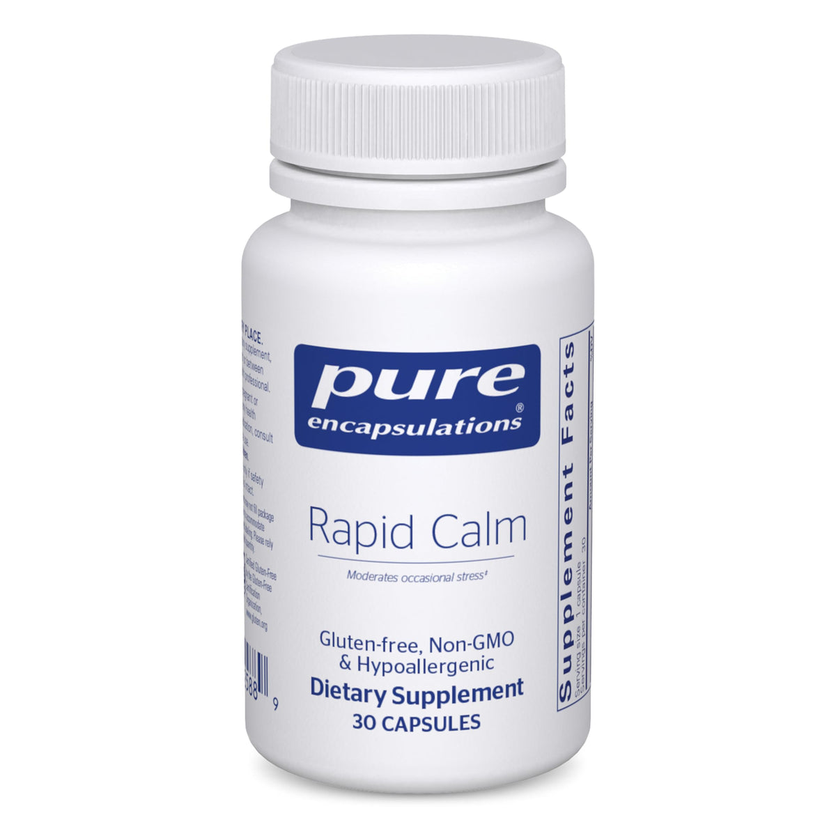 Pure Encapsulations Rapid Calm bottle for occasional stress relief