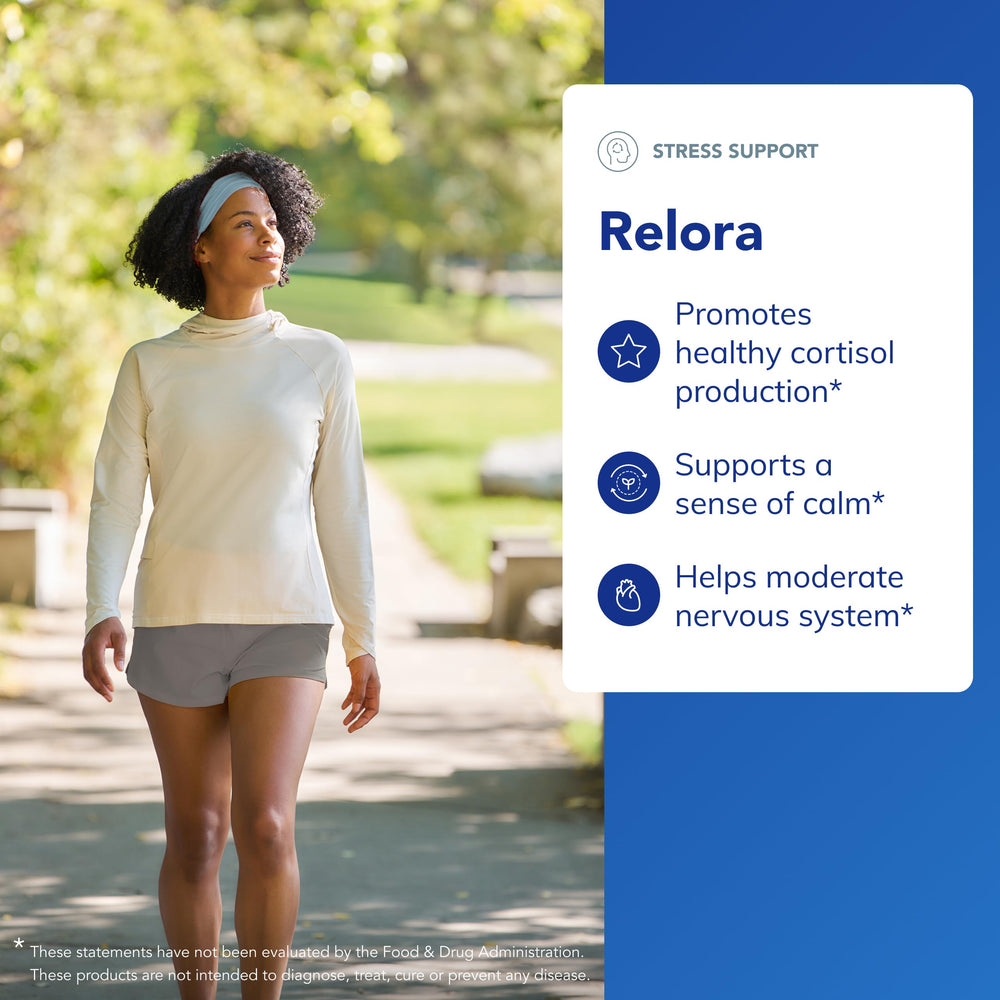 Relora label detail highlighting hypoallergenic ingredients.