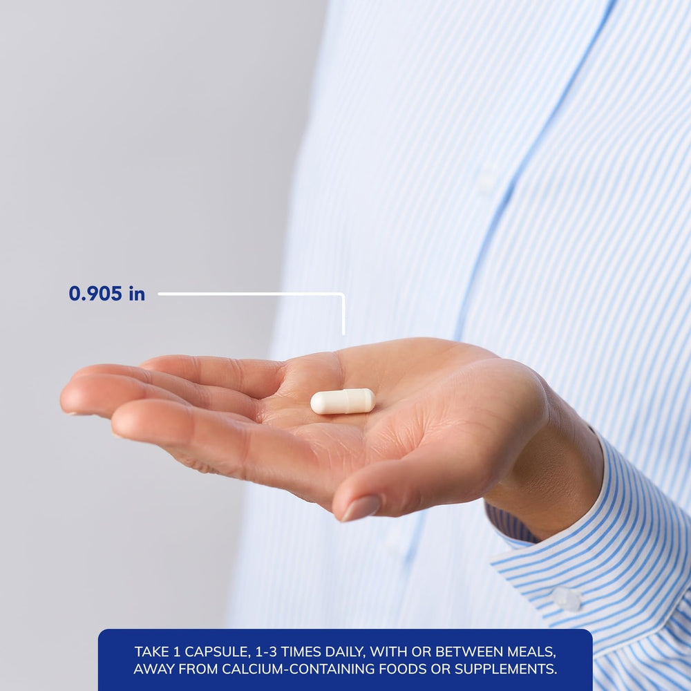 Strontium Citrate label highlights hypoallergenic formula for sensitive users.