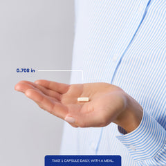 Synergy K capsule image illustrating easy daily intake with cholecalciferol.