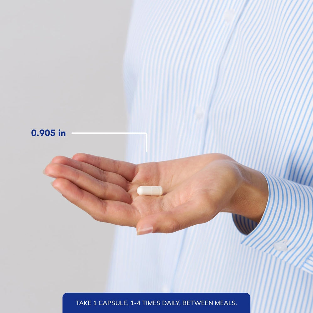 Taurine label shows 1000 mg per capsule and allergen-free profile