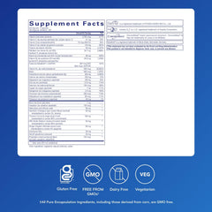 Pure Encapsulations UltraNutrient capsules closeup for broad mineral intake