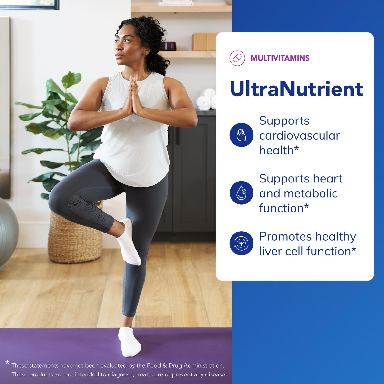 UltraNutrient label details indicating gluten-free and ingredient transparency
