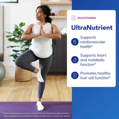 UltraNutrient label details indicating gluten-free and ingredient transparency