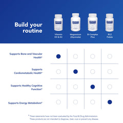Pure Encapsulations Vitamin D3 & K2 capsule close-up for daily use.