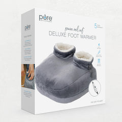 Pure Enrichment PureRelief Deluxe Foot Warmer controller being washed for easy care