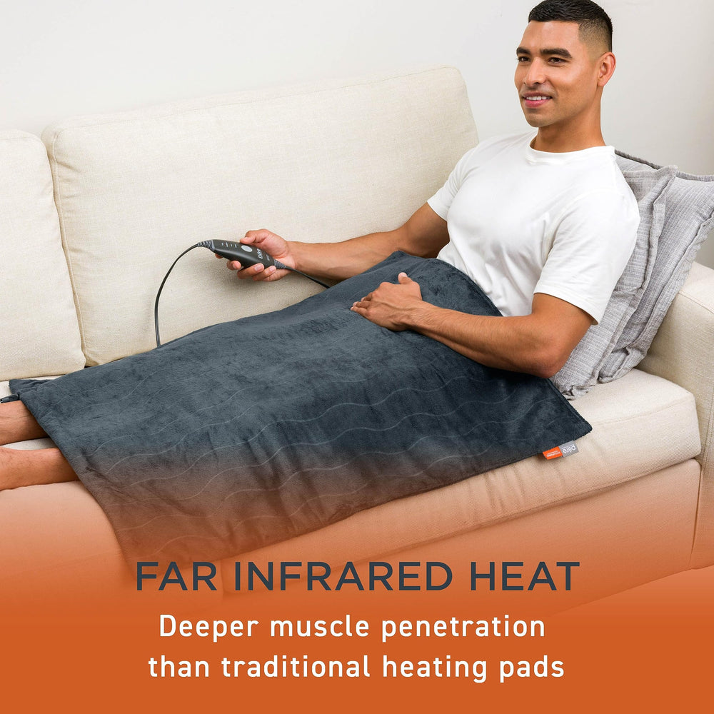 Pure Enrichment PureRelief Pro infrared beads close-up showing InfraWave heat penetration.