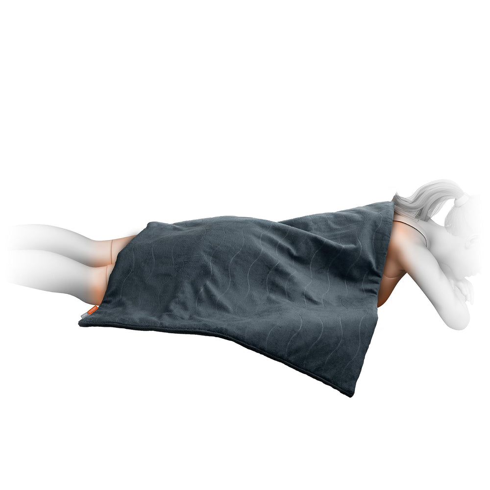 Pure Enrichment PureRelief Pro oversized wrap covering the body for full-body warmth.