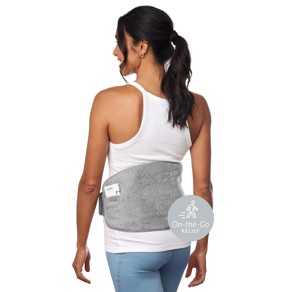 Pure Enrichment PureRelief cordless wrap around torso delivers portable warmth.