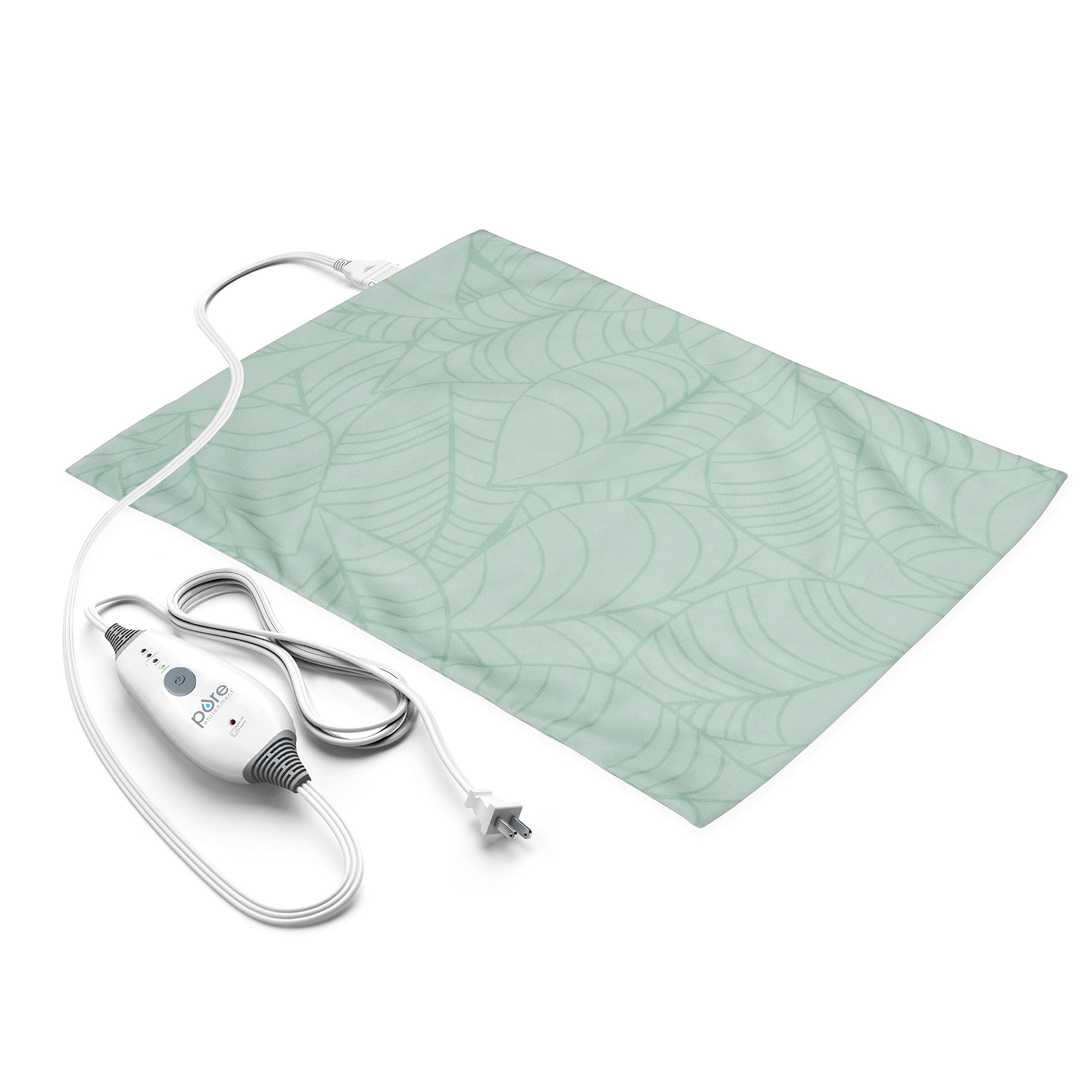 Pure Enrichment PureRelief Express LED controller with four heat settings for customizable comfort.