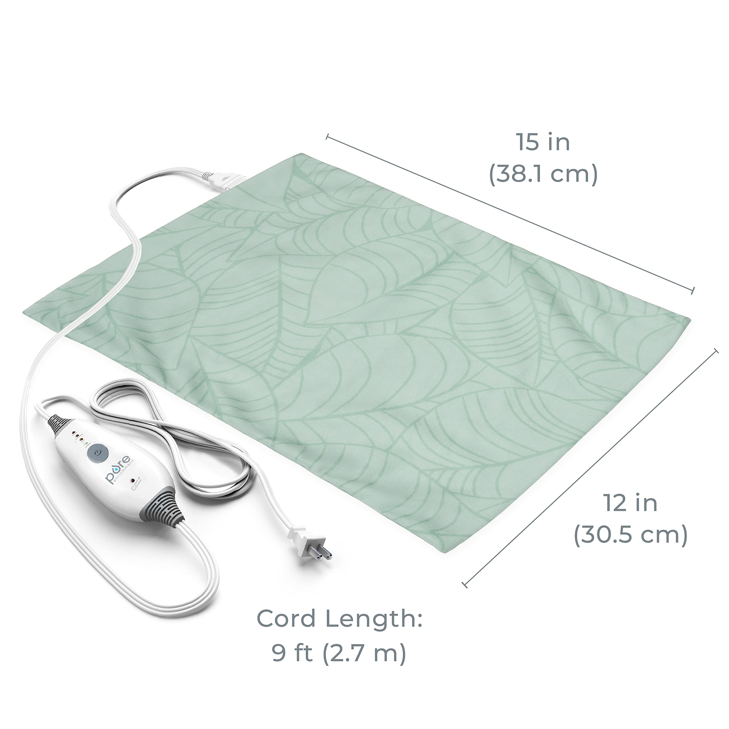 Pure Enrichment PureRelief Express removable cover is machine washable.