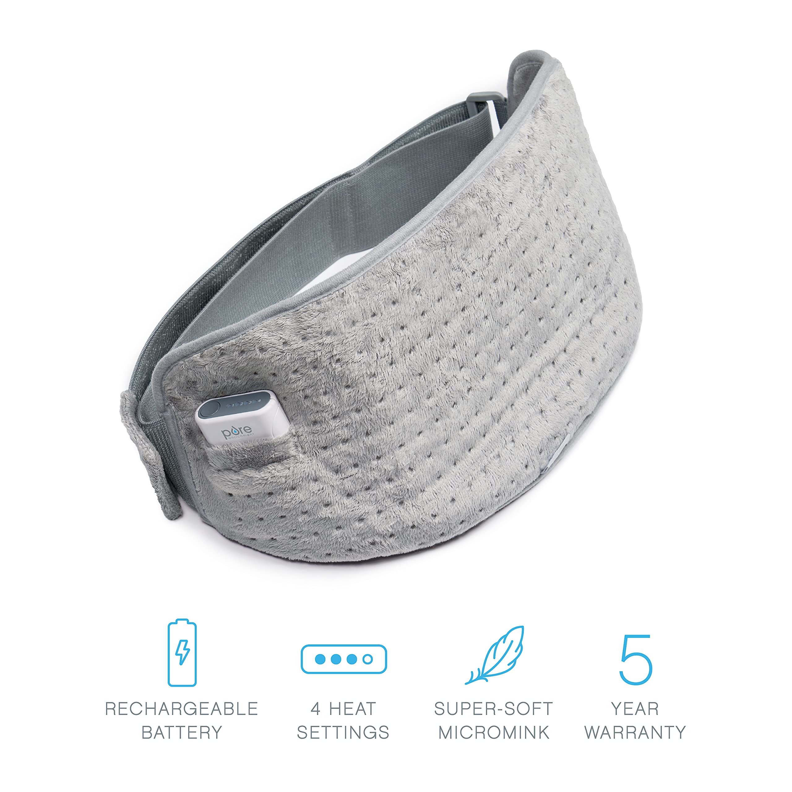 Pure Enrichment PureRelief gel pack fits in-pocket for hot or cold therapy.