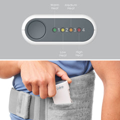 Pure Enrichment PureRelief four heat settings let you customize warmth.