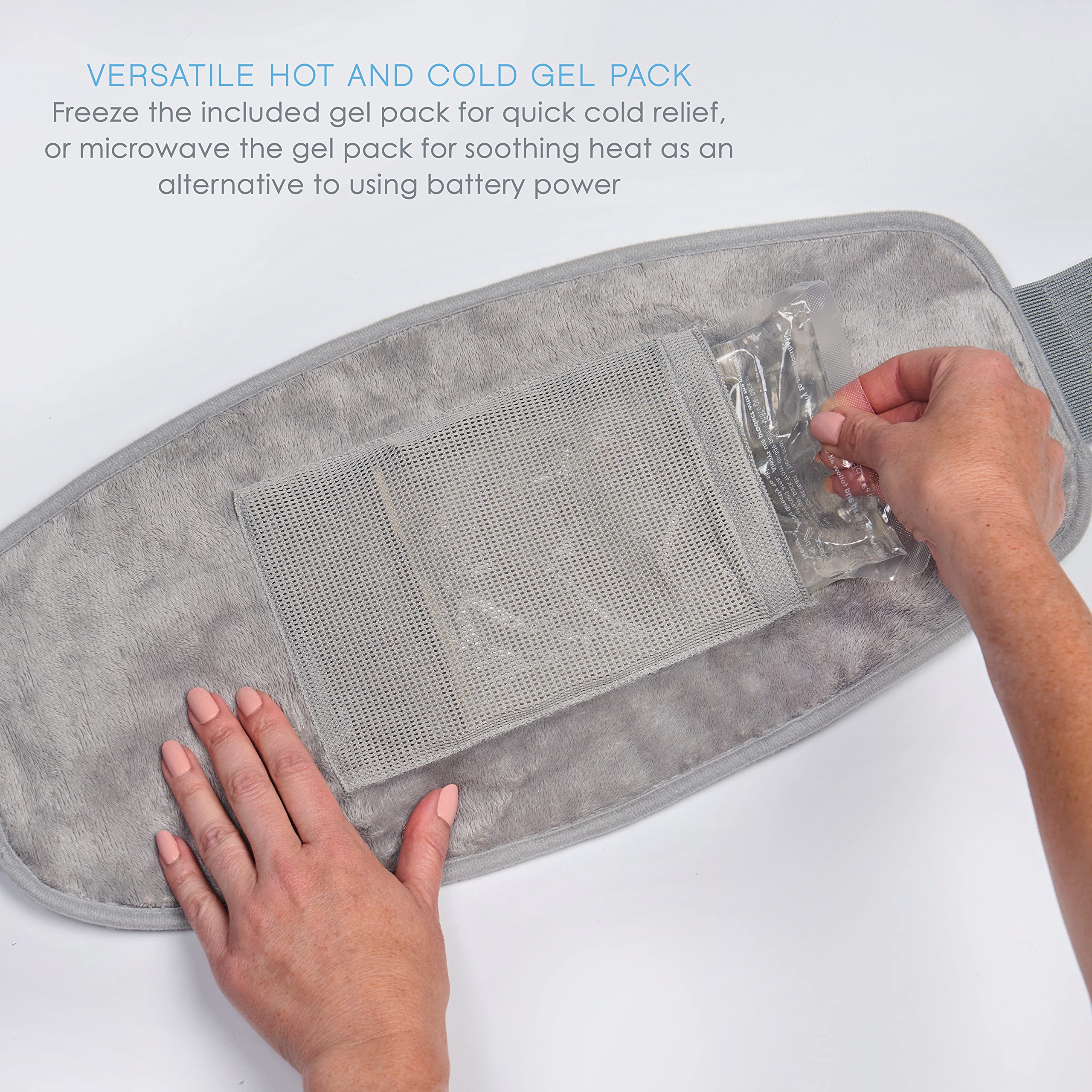Pure Enrichment PureRelief built-in pocket keeps the gel pack secure.