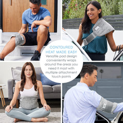 Pure Enrichment PureRelief micromink fabric wrap feels ultra-soft against skin.