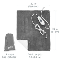 Pure Enrichment PureRelief features six heat settings for personalized warmth options.