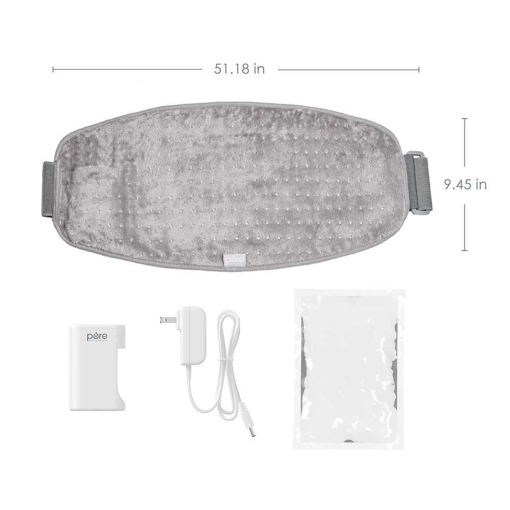 Pure Enrichment PureRelief universal fit strap adapts to multiple body areas.