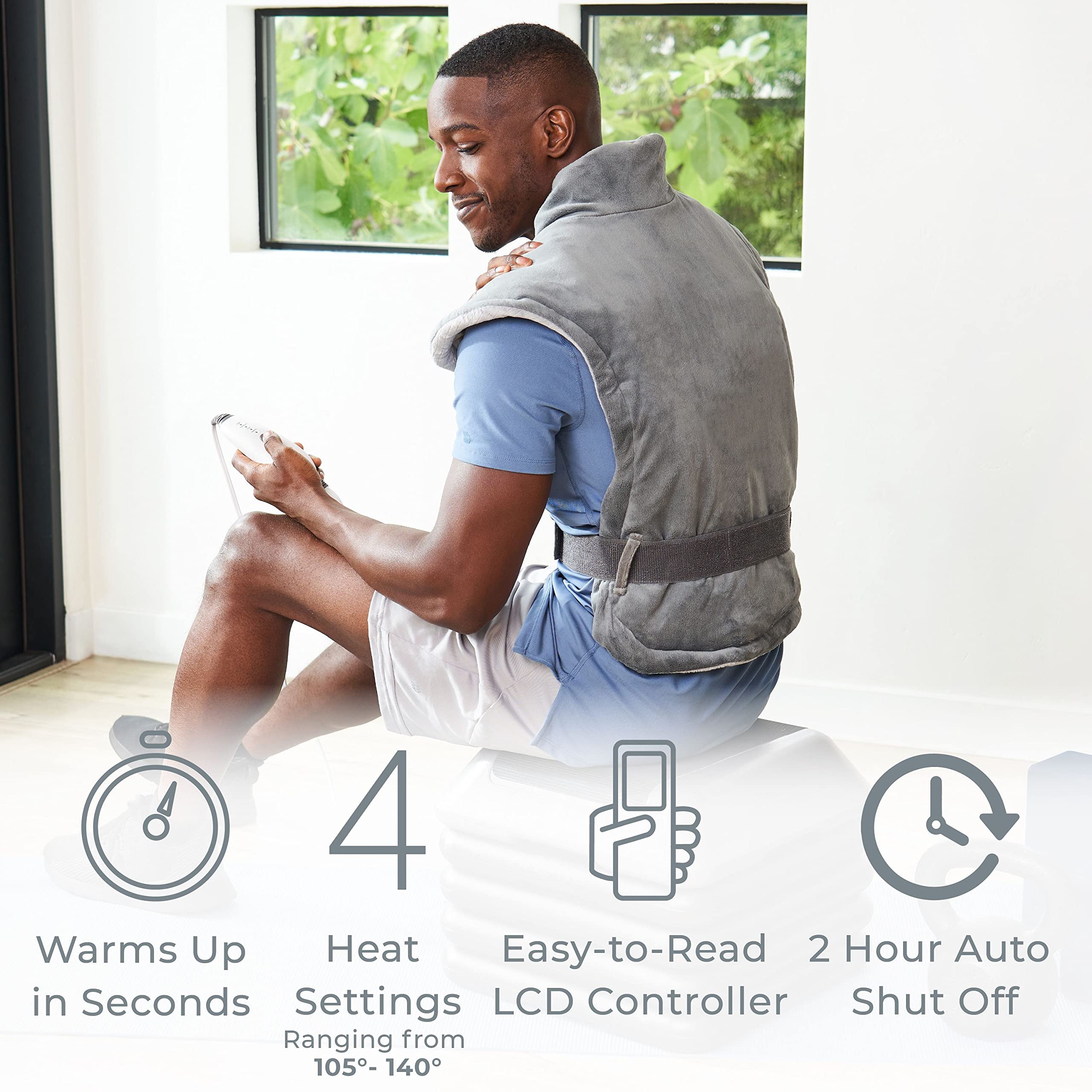 Pure Enrichment PureRelief XL adjustable elastic belt for secure fit.