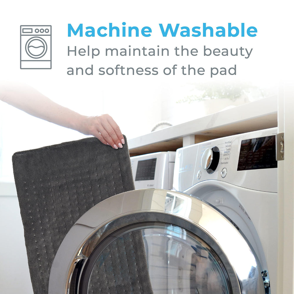 Soft microplush fabric of the PureRelief XL feels gentle on skin.