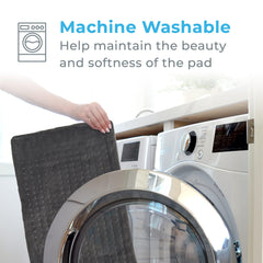 Soft microplush fabric of the PureRelief XL feels gentle on skin.