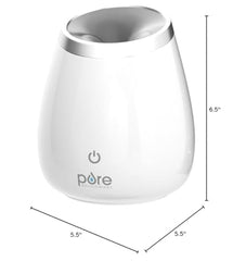 Pure Enrichment PureSpa Deluxe setup shows packaging and included accessories