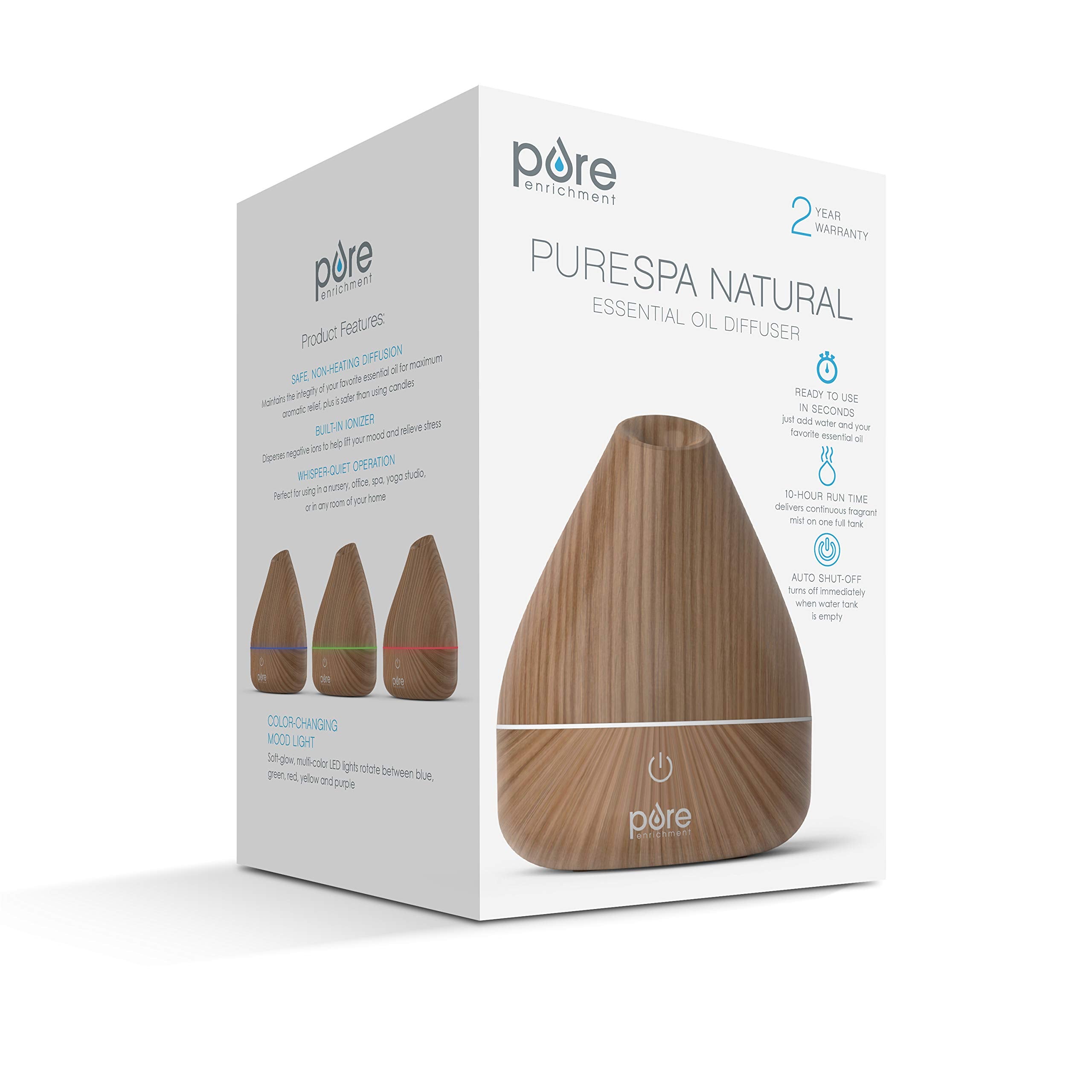 Pure Enrichment PureSpa diffuser covering spaces up to 250 square feet.