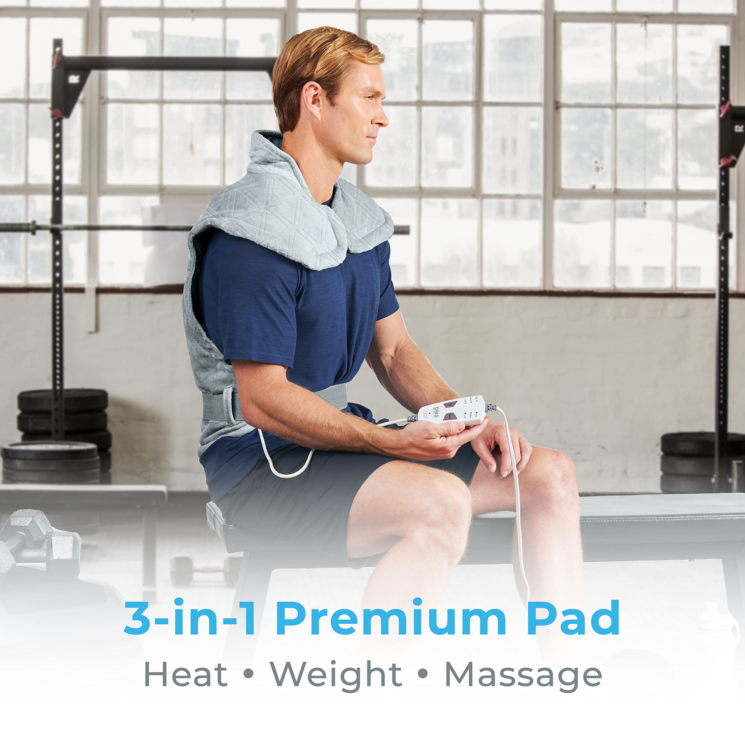 Pure Enrichment WeightedWarmth heat settings display for precise temperature control