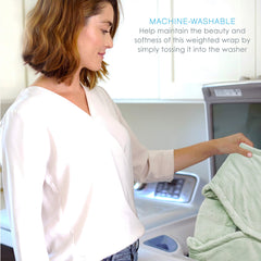Premium micromink fabric feels soft and cozy against skin