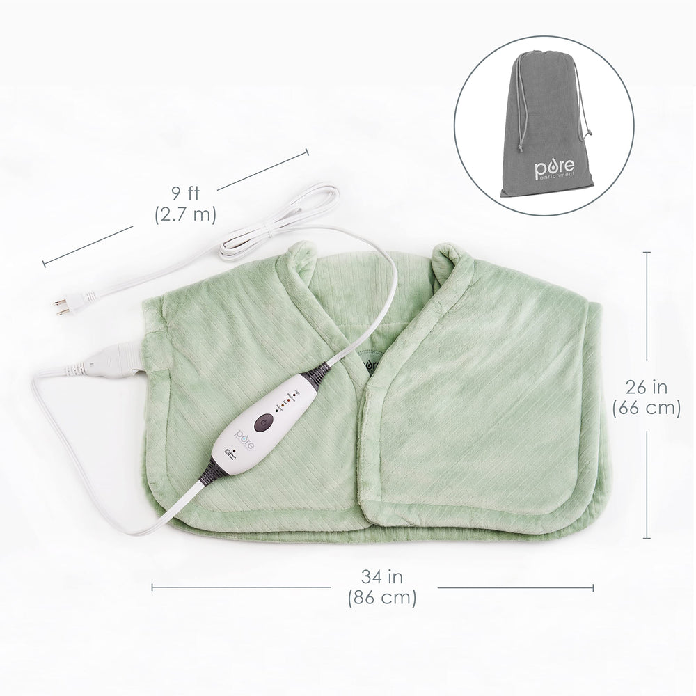 Secure snap closures keep the wrap in place during movement