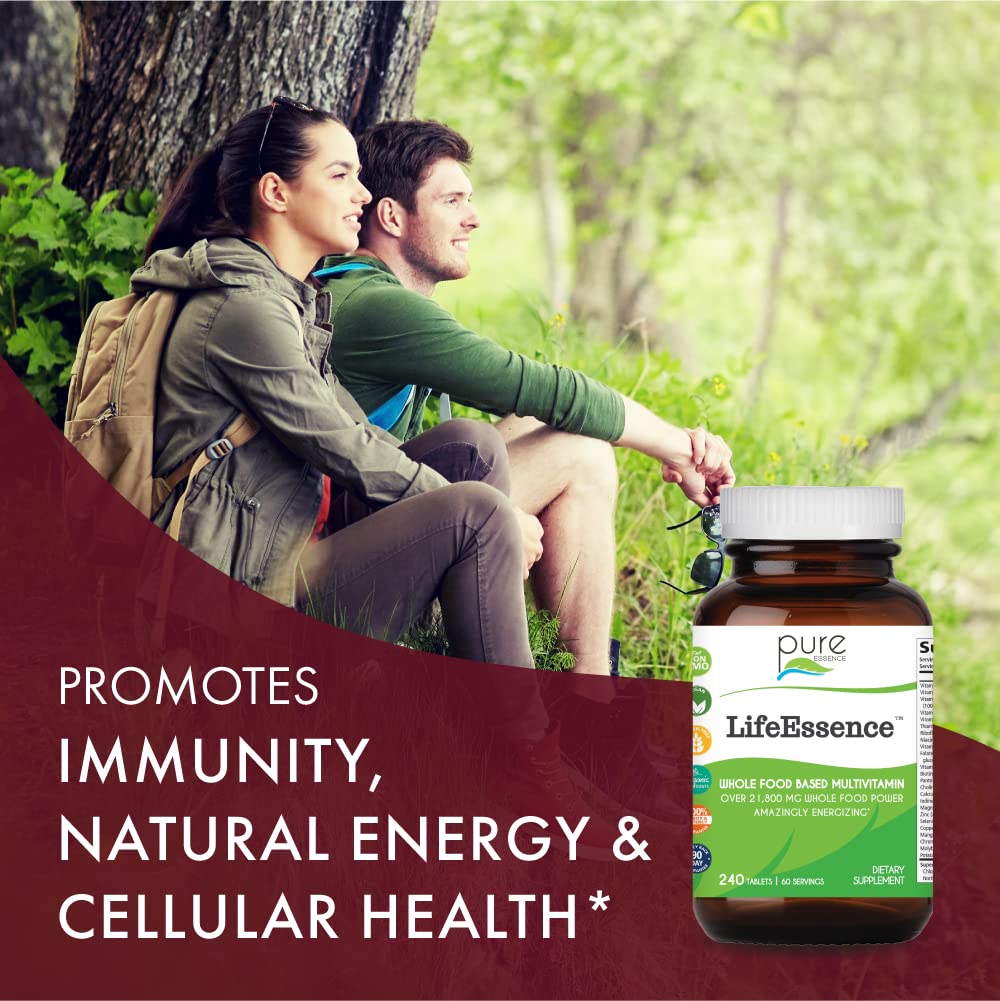 LifeEssence vegan label emphasizes non-GMO, dairy-free and gluten-free features.