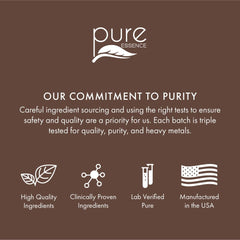 Longevity packaging by Pure Essence Labs conveying quality and allergen safety