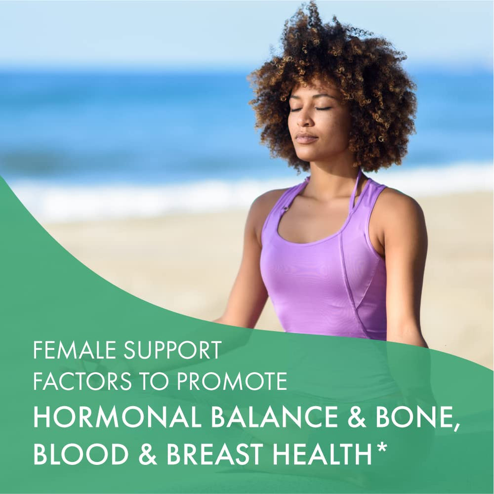 Pure Essence Longevity Women immune blend bottle portraying immune-supporting ingredients in use
