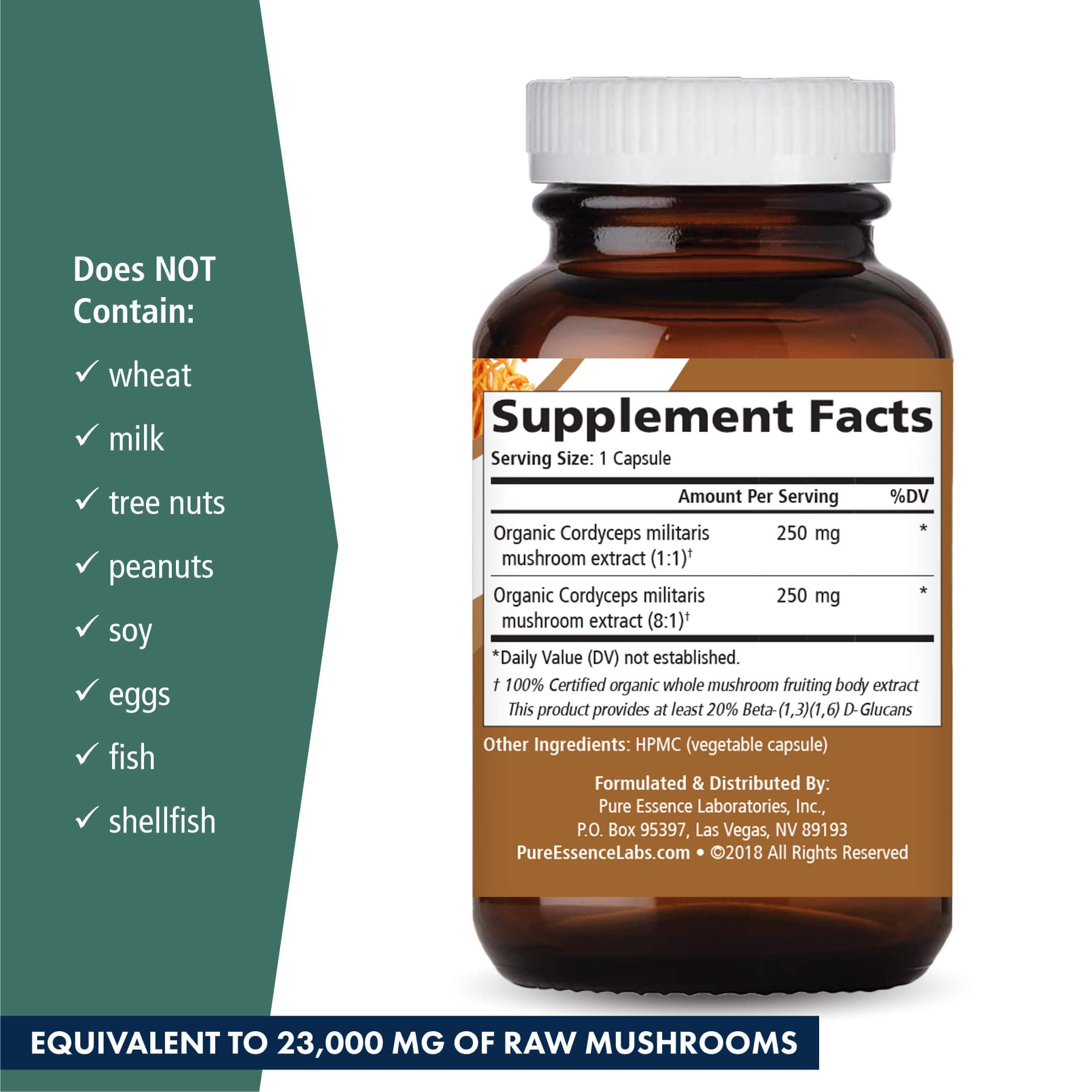 Label mentions gluten-free and non-GMO credentials for clean supplementation.
