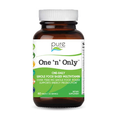 Pure Essence Labs One n Only bottle front showing the product for daily energy and wellness