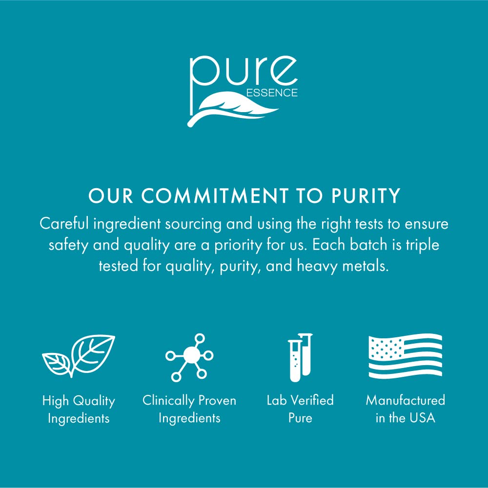 Pure Essence Labs probiotics-augmented Real-Zymes visual highlighting quality ingredients